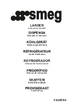 Smeg FA35PX4 Instruction Booklet предпросмотр