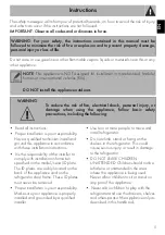 Preview for 3 page of Smeg FAB32UPGRN User Manual