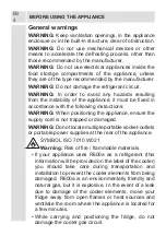 Preview for 5 page of Smeg FC182PBNEM User Manual