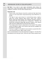 Preview for 28 page of Smeg FC183PXNE User Manual