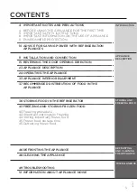 Preview for 3 page of Smeg FC18XDNE Detailed Instructions For Use