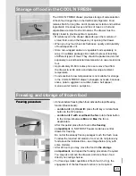 Preview for 23 page of Smeg FC326PNF Instructions For Use Manual