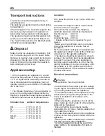 Предварительный просмотр 7 страницы Smeg FD 32 AP Instruction Manual