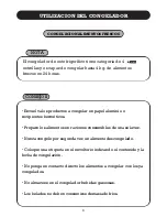 Предварительный просмотр 7 страницы Smeg FD270B (Spanish) Manual De Instrucciones