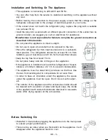 Предварительный просмотр 4 страницы Smeg FD43APBNF User Manual