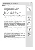 Предварительный просмотр 7 страницы Smeg FD54PXNE4 User Manual