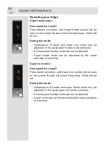 Предварительный просмотр 14 страницы Smeg FD54PXNE4 User Manual