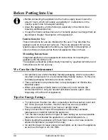 Preview for 2 page of Smeg FI224B Instructions For Use Manual