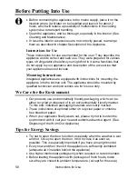 Preview for 2 page of Smeg FL104A Instructions For Use Manual