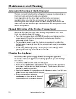 Preview for 14 page of Smeg FL104A Instructions For Use Manual