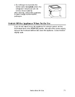 Preview for 15 page of Smeg FL104A Instructions For Use Manual