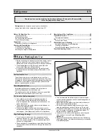 Smeg FL144A Instructions For Use Manual предпросмотр