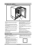 Предварительный просмотр 3 страницы Smeg FL144A Instructions For Use Manual