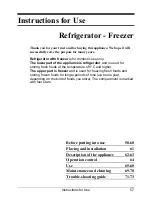 Preview for 1 page of Smeg FL281A Instructions For Use Manual