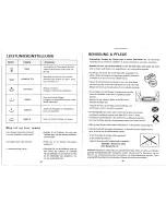 Предварительный просмотр 20 страницы Smeg FM24EB Operating And Installation Instructions