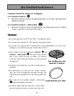 Предварительный просмотр 17 страницы Smeg FMC24 (German) Gebrauchsanweisung