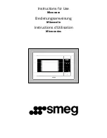 Smeg FME20TC Instructions For Use Manual предпросмотр