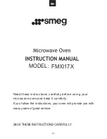 Предварительный просмотр 2 страницы Smeg FMI017X User Instructions