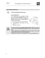 Предварительный просмотр 9 страницы Smeg FML6070TI Instruction Manual