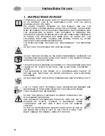 Preview for 2 page of Smeg FP131B Instructions For Use Manual