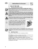 Preview for 8 page of Smeg FP131B Instructions For Use Manual