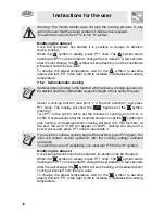 Preview for 10 page of Smeg FP131B Instructions For Use Manual