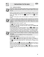 Preview for 11 page of Smeg FP131B Instructions For Use Manual