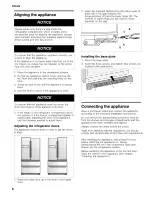 Предварительный просмотр 6 страницы Smeg FQ50UFXE Installation, Use & Care Manual