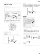 Предварительный просмотр 17 страницы Smeg FQ50UFXE Installation, Use & Care Manual