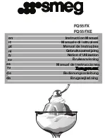 Smeg FQ55FX Instruction Manual предпросмотр