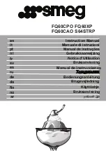 Smeg FQ60CAO Instruction Manual предпросмотр