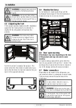 Предварительный просмотр 9 страницы Smeg FQ75XPED Installation Manual