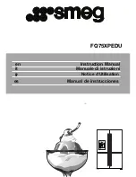 Preview for 1 page of Smeg FQ75XPEDU Instruction Manual