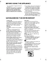 Preview for 3 page of Smeg FR205APL7 Instructions For Use Manual