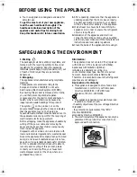 Preview for 3 page of Smeg FR220A1 Instructions For Use Manual