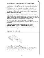 Preview for 9 page of Smeg FR232A Instruction Booklet