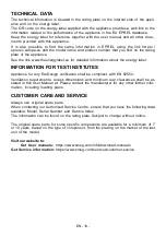 Preview for 19 page of Smeg FS18EV3HX Instruction Booklet