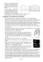 Preview for 25 page of Smeg FS18EV3HX Instruction Booklet