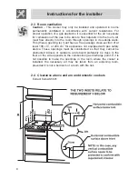 Предварительный просмотр 6 страницы Smeg FS60WHNG Instruction Manual