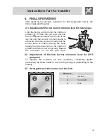 Предварительный просмотр 11 страницы Smeg FS60WHNG Instruction Manual