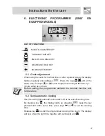 Предварительный просмотр 15 страницы Smeg FS60WHNG Instruction Manual