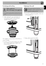 Предварительный просмотр 39 страницы Smeg FS61XNG8-1 Manual