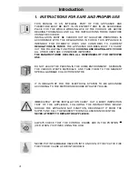 Preview for 2 page of Smeg FS61XPZ5 Instruction Manual