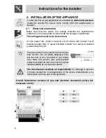 Preview for 4 page of Smeg FS61XPZ5 Instruction Manual