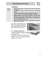 Preview for 23 page of Smeg FS61XPZ5 Instruction Manual