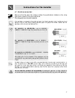 Предварительный просмотр 5 страницы Smeg FS66MFX Instructions For Installation And Use Manual