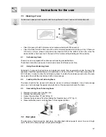 Предварительный просмотр 15 страницы Smeg FS66MFX Instructions For Installation And Use Manual