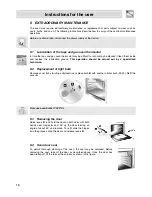 Предварительный просмотр 16 страницы Smeg FS66MFX Instructions For Installation And Use Manual