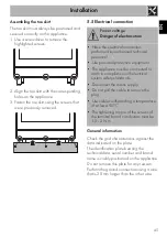 Предварительный просмотр 43 страницы Smeg FS9606XS-1 Manual