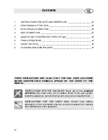 Smeg GKC755 Instructions For Use Manual preview